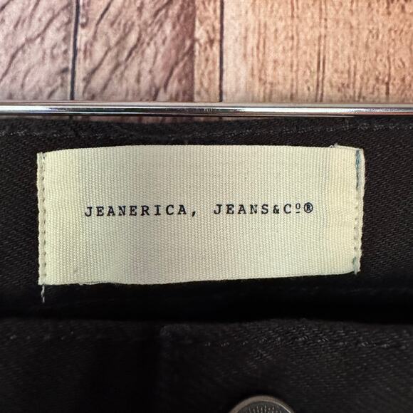 Jeanerica Jeans Tapered Rinse Stay Black 33 X 30 TM005 Organic Cotton Mid Rise - Picture 7 of 9